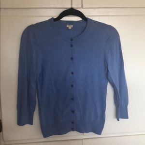 J.Crew Periwinkle Button-Up Cardigan – Size Small